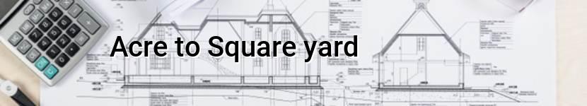 acre to square yard