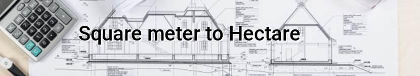 square meter to hectare