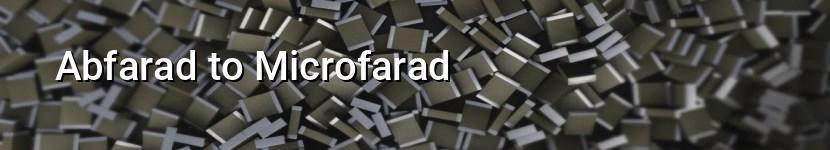 abfarad to microfarad