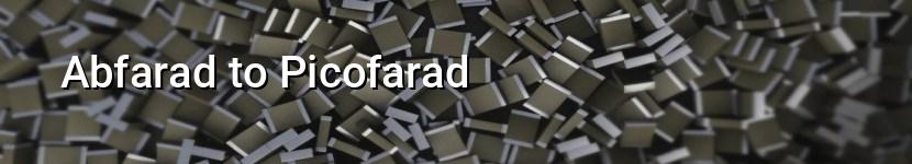 abfarad to picofarad