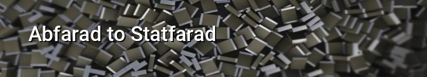 abfarad to statfarad