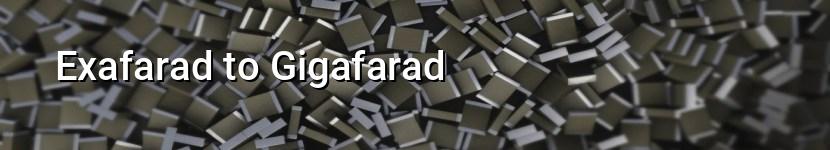 exafarad to gigafarad