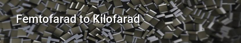 femtofarad to kilofarad