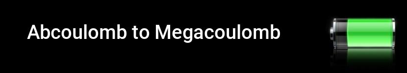 abcoulomb to megacoulomb