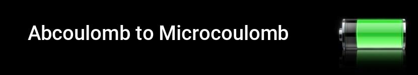 abcoulomb to microcoulomb