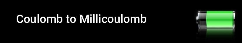 coulomb to millicoulomb