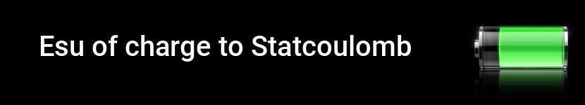 esu of charge to statcoulomb