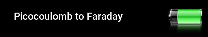 picocoulomb to faraday