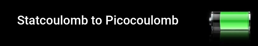 statcoulomb to picocoulomb