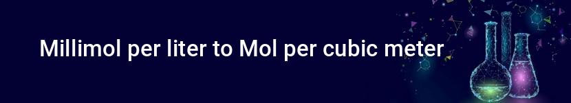 L per cubic meter best sale