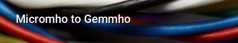 micromho to gemmho