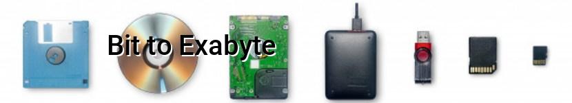 bit to exabyte