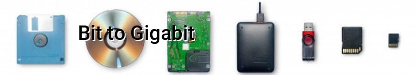 bit to gigabit