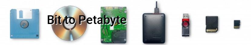 bit to petabyte