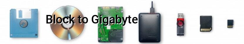 block to gigabyte