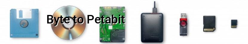 byte to petabit