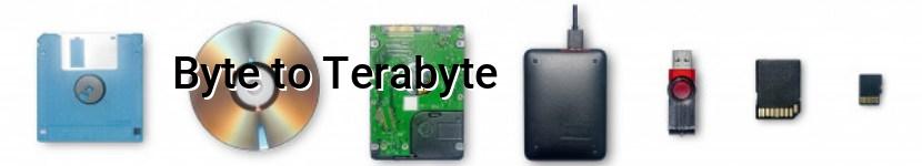 byte to terabyte