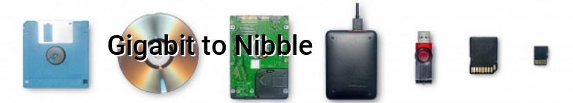 gigabit to nibble