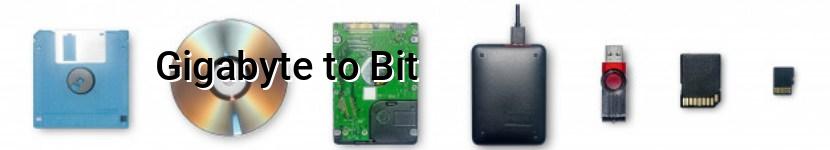 gigabyte to bit