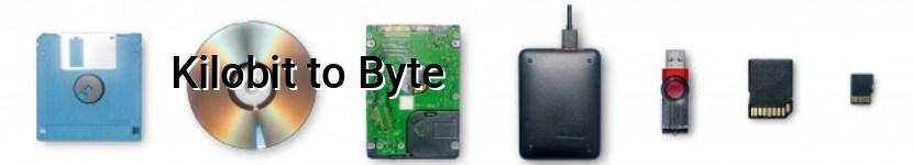 kilobit to byte
