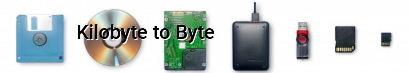 kilobyte to byte