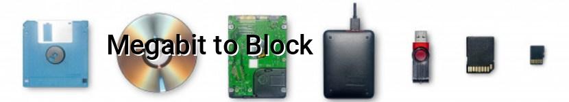 megabit to block