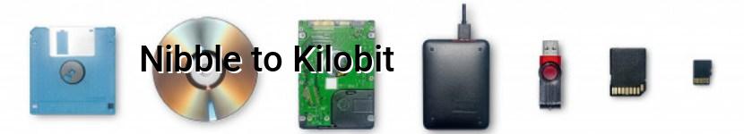 nibble to kilobit
