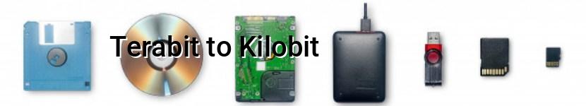 terabit to kilobit