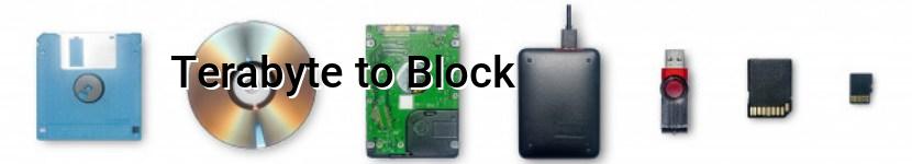 terabyte to block