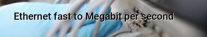ethernet fast to megabit per second
