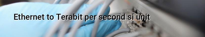 ethernet to terabit per second si unit
