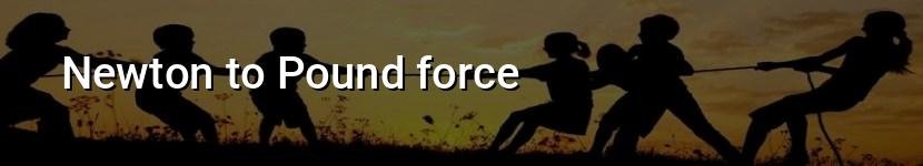 newton to pound force