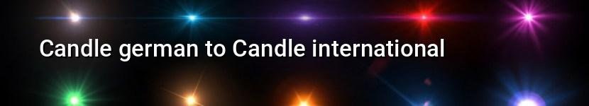 candle german to candle international