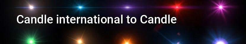 candle international to candle