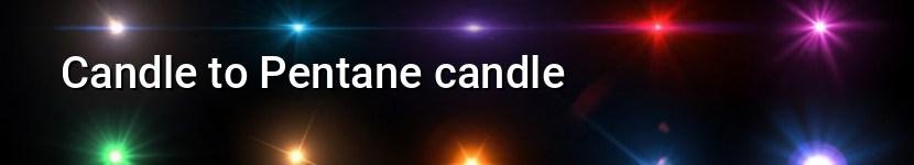 candle to pentane candle