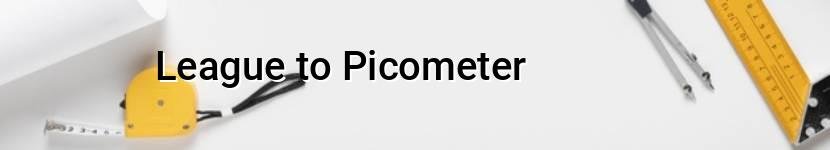 league to picometer