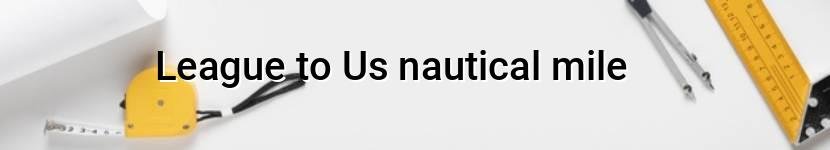 league to us nautical mile