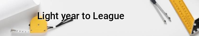 light year to league