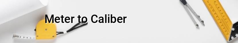 meter to caliber