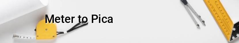meter to pica
