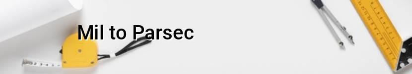 mil to parsec
