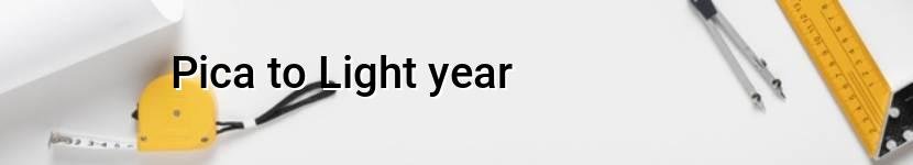pica to light year