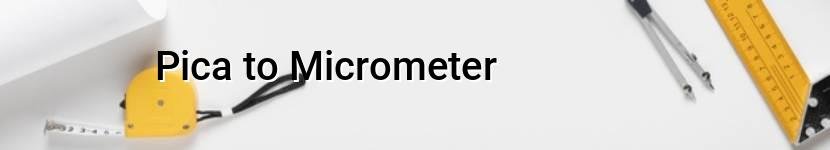pica to micrometer