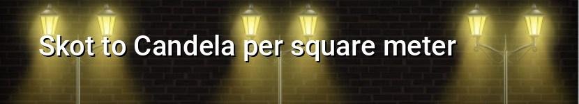 skot to candela per square meter
