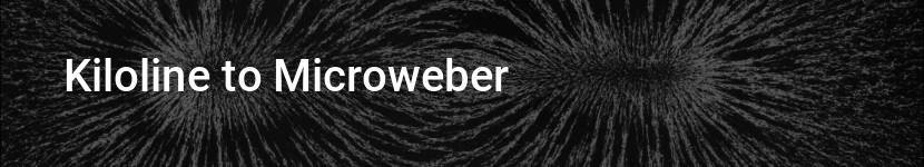 kiloline to microweber