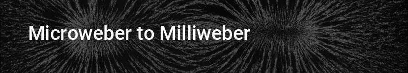 microweber to milliweber