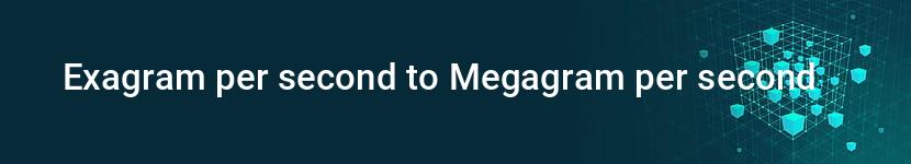 exagram per second to megagram per second