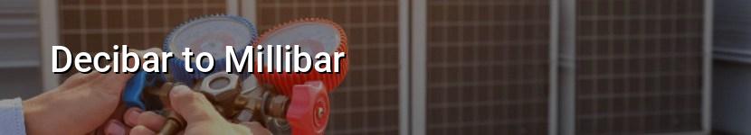 decibar to millibar