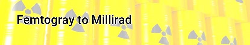femtogray to millirad