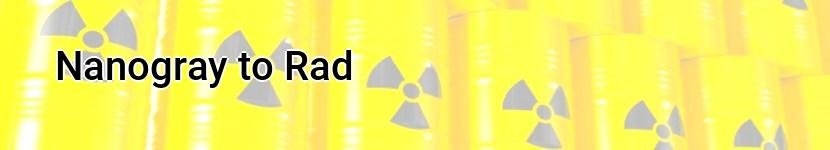 nanogray to rad